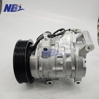 قیمت خوب 447260-8020 883100K110 کامپرسور آمپولیشن هوا کامیون 10S11C 12V 7PK125mm با شکاف در سمت چپ آنلاین