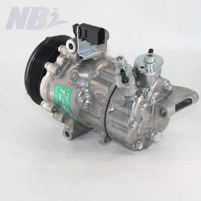 قیمت خوب کمپرسور AC جدید SD6V12 12V برای فولکس واگن پولو دربی SKODA FABIA RAPID - برای مدل های هندی مدل های 14339N 6RF820803A 6RF820803B آنلاین