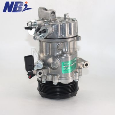قیمت خوب کمپرسور AC SD6V12 برای VW Polo Derby Vento SKODA Fabia Rapid 14339N 6RF820803A 6RF820803B 6RF820803 6R0820803A 6R0820803B 12 ولت آنلاین