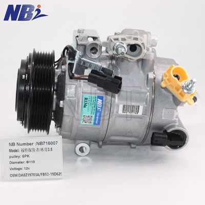 قیمت خوب 100٪ آزمایش شده فورد اکسپلورر اسپورت اتوماتیک AC کمپرسور 3.5L توربو DA8Z19703A/FB53-19D629 6PK 12 آنلاین
