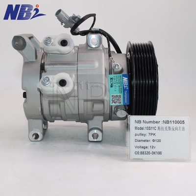 مدل هلاک 10s11c معکوس چپ خارج پولی 7pk ولتاژ 12voe 88320-0k100 وضعیت نو