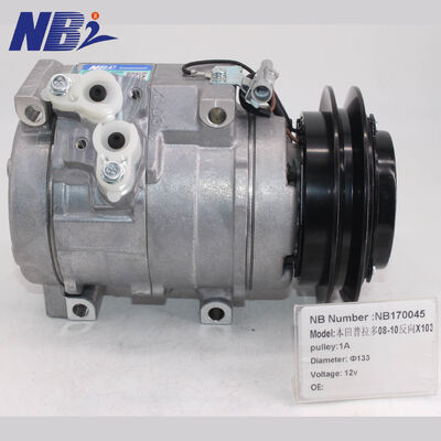 فروش مستقیم کارخانه به کمپرسور AC 10S17C 12V Reverse Port Single A-Groove برای تویوتا Prado/Hiace (2002-2008) - OEM CO 29266C